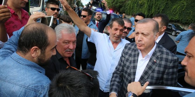 Cumhurbaşkanı Erdoğan, emniyet mensuplarıyla bayramlaştı