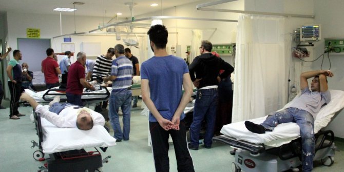 Acemi kasaplar acil servisleri doldurdu