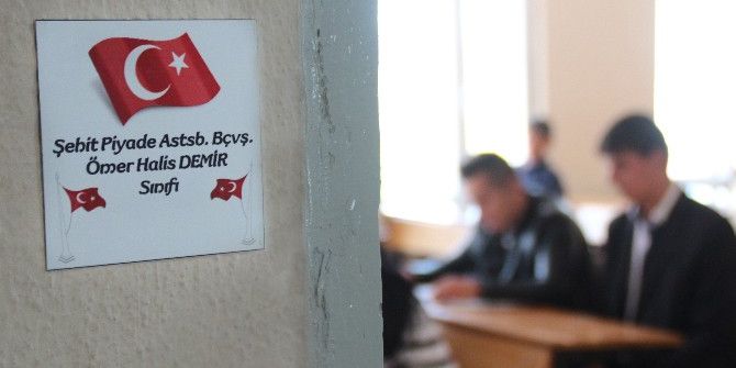 15 Temmuz Şehitlerinin İsimleri Yunak İmam Hatip Lisesi Sınıflarında Yaşayacak
