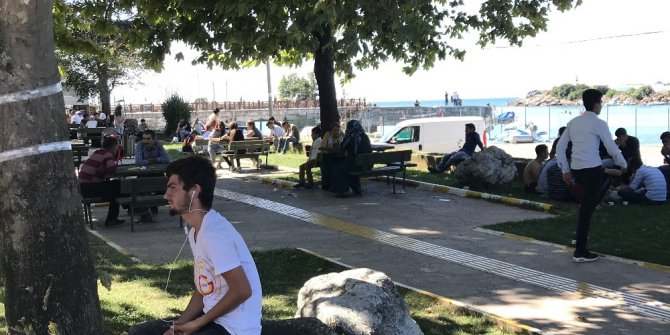 Fındık işçileri bayram tatilinde