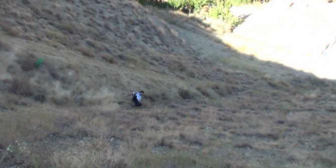 Kaçan boğa ortalığı birbirine kattı