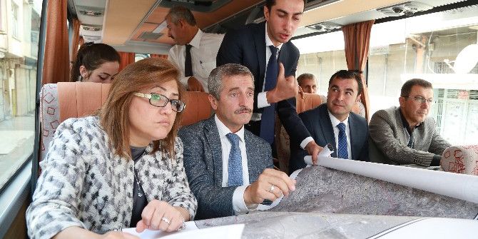 Başkanlar Şahinbey’i Gezdi