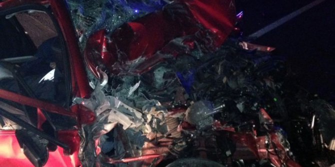 Tekirdağ’da feci kaza: 3 ölü, 2 yaralı