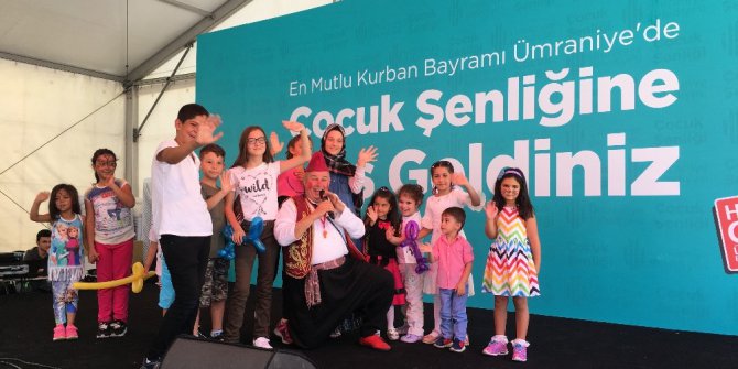 Ümraniyeli çocuklar şenlikte buluştu
