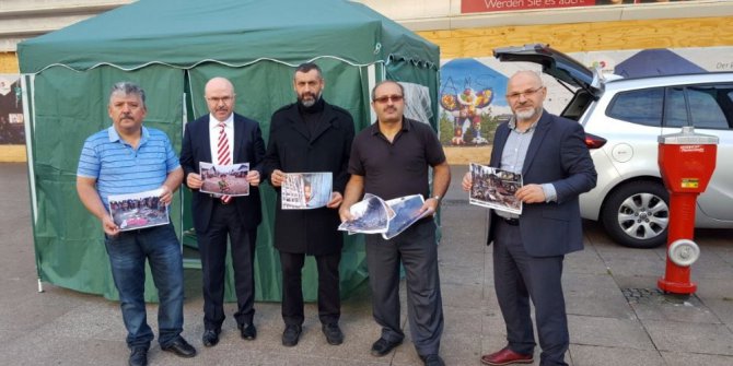 Arakan’daki insanlık dramına dikkat çekmek için Almanya’da çadır kuruldu