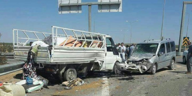 Şanlıurfa’da trafik kazası: 3 yaralı