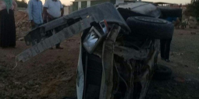 Köpeğe çarpmamak için kaza yaptı ağır yaralandı