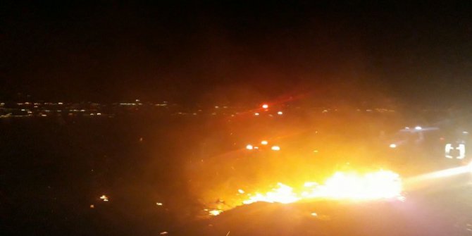 Ormanı yakıp kaçarken yakalandılar