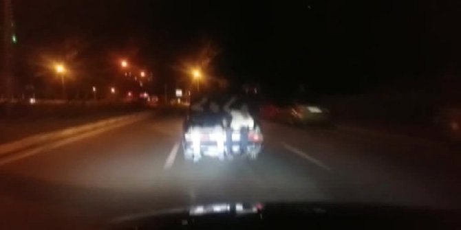 Bagajın içerisinde ölüme meydan okudular