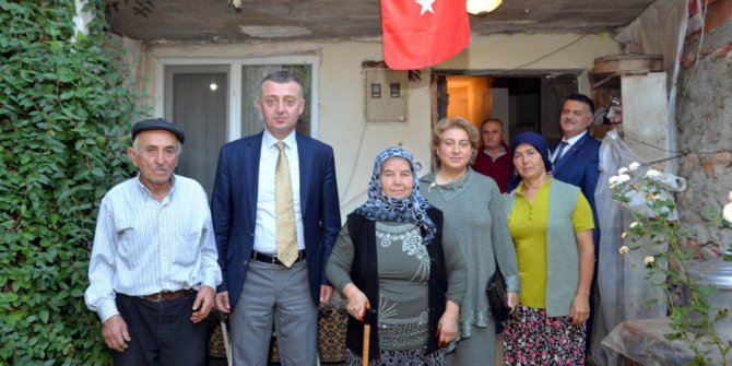 Vali Büyükakın’dan şehit ailesine ziyaret