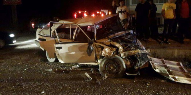 Kastamonu’da iki otomobil çarpıştı: 6 yaralı