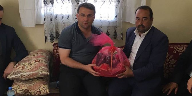 Kaymakam Çimşit’den şehit ailelerine ziyaret