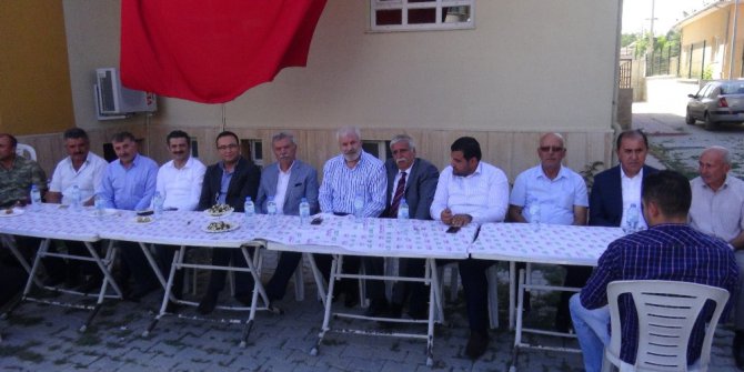 Doğanşehir’de bayramlaşma töreni