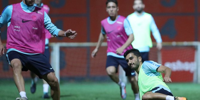 A Milliler, Hırvatistan maçı hazırlıklarına başladı