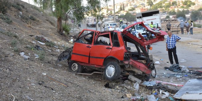 İzmir’deki trafik kazasında 1 kişi hayatını kaybetti