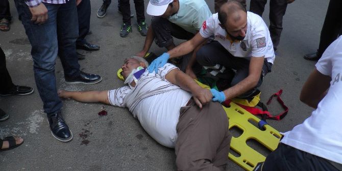 Darp Edilmekten Korkan Sürücü Yaralıyı Bırakıp Karakola Gitti