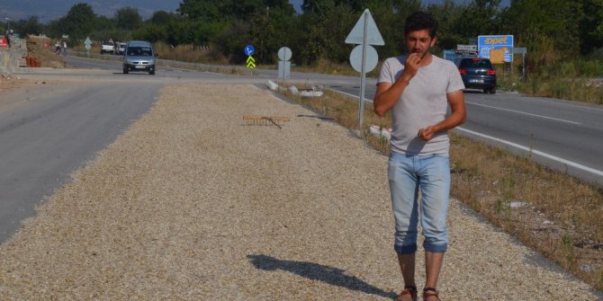 Çifte değil yolda kavrulmuş çekirdek