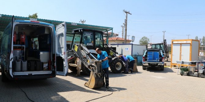 MASKİ’nin mobil bakım araçları 7/24 hizmette
