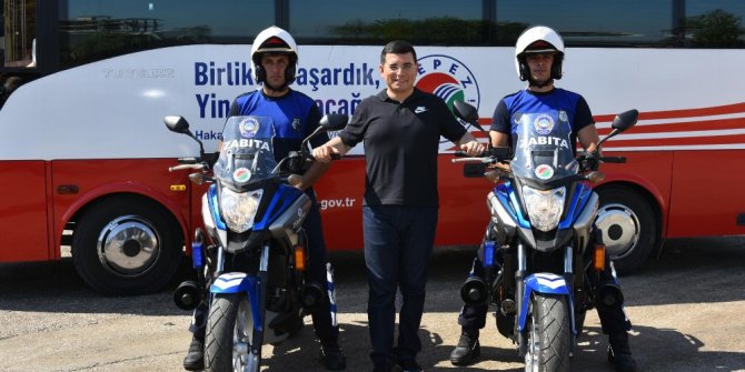 Kepez’de motorize zabıta mesaiye başladı