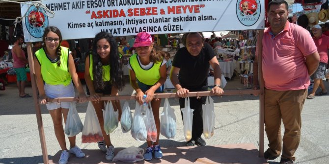 Öğrenciler yaz tatilinde bile yoksulları ihmal etmedi