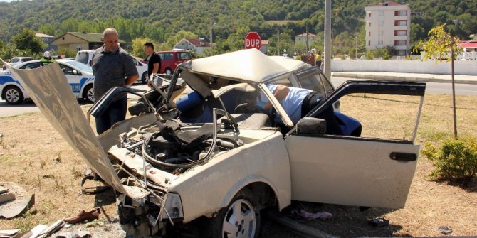 Samsun’da feci kaza: 1 ölü, 7 yaralı