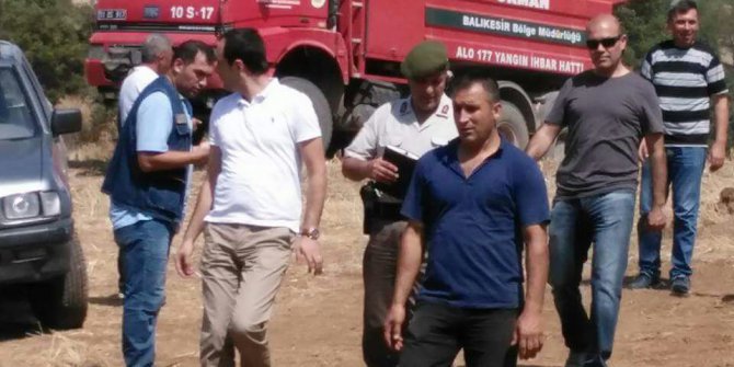 Kepsut’taki yangın kontrol altına alındı