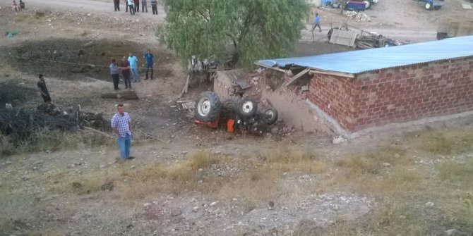 Kuluncak’ta traktör kazası: 1 ölü