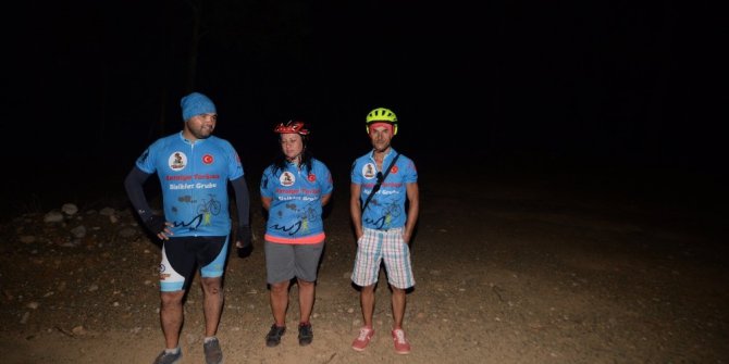 Güver Uçurumu’nda yolunu kaybeden 3 kişiyi AFAD kurtardı