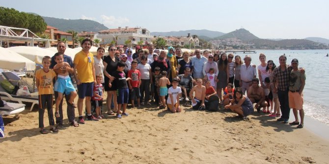 Özel çocukların deniz keyfi