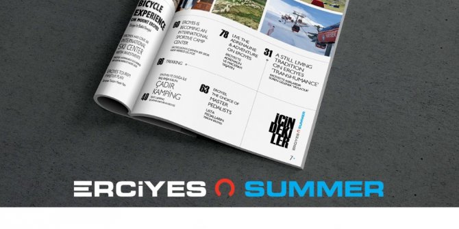 ‘ERCİYES SUMMER 2017’ dergisi beğeni topluyor
