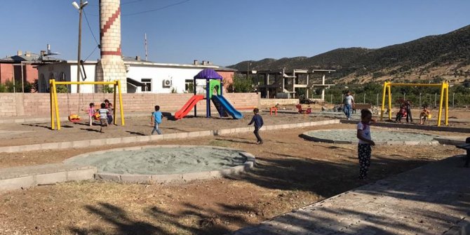 Hani Belediyesi mahallelere yeni parklar kazandırmaya devam ediyor