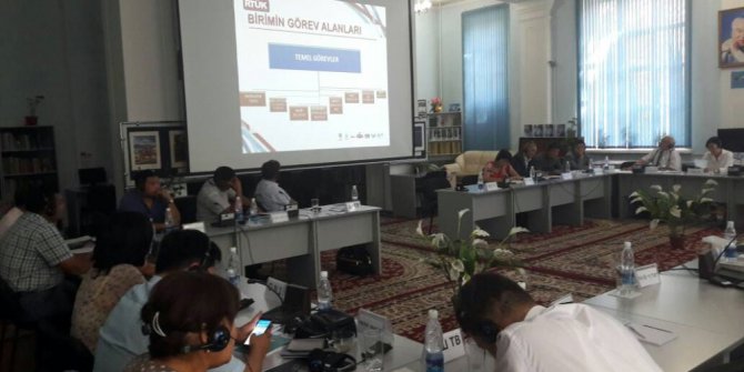 RTÜK‘ten Kırgız meslektaşlara eğitim