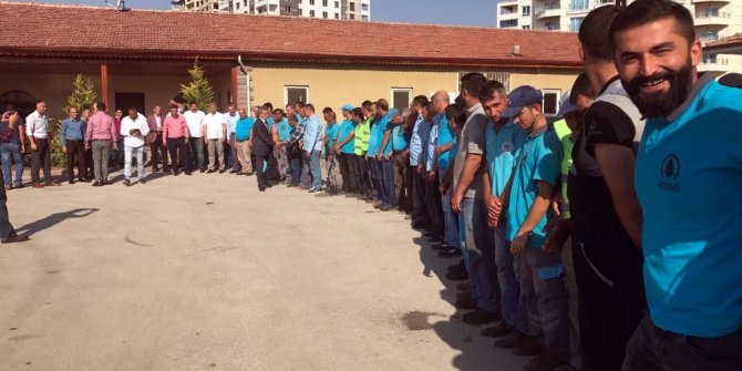 Pursaklar’da bayramlaşma mesaisi