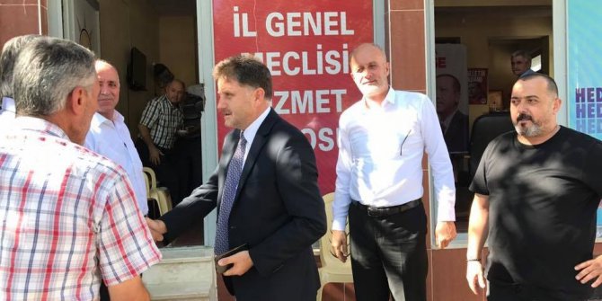 Eski vekil Poyraz’dan ilçe teşkilatlarına ziyaret