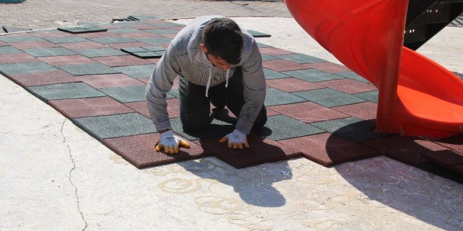 Haliliye’de parklar yenileniyor