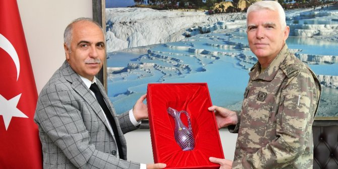 Ege Ordu Komutanından Denizli Valisine ziyaret
