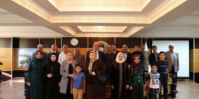 15 Temmuz Şehitlerinin Yakınları Adıyaman Belediyesini Ziyaret Etti