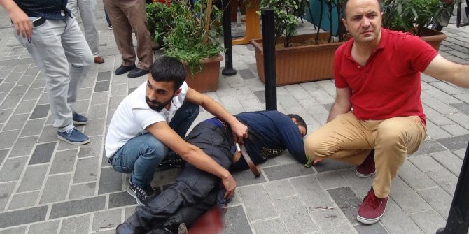 Taksim’de dehşet anları