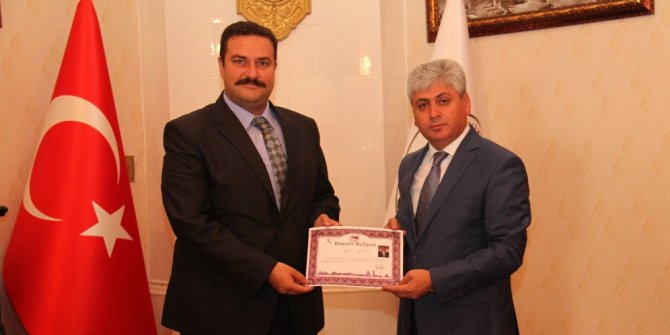 Kaymakam Şatıroğlu’ndan Vali Doğan’a ziyaret