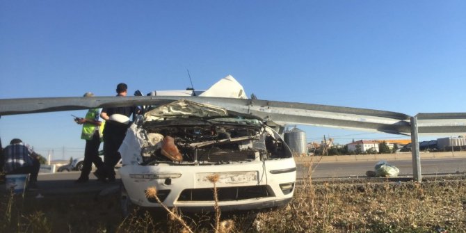 Karaman’da 4 kişilik aile ölümden döndü