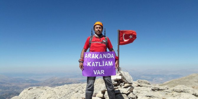 Kahramanmaraşlı dağcılar Arakan için tırmandı