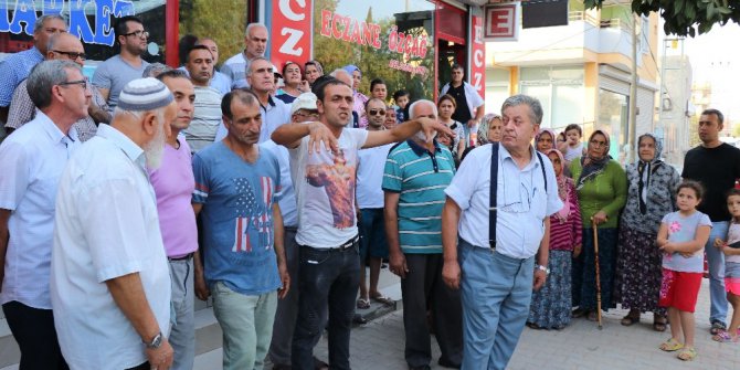 Mahalleliden kamulaştırma eylemi