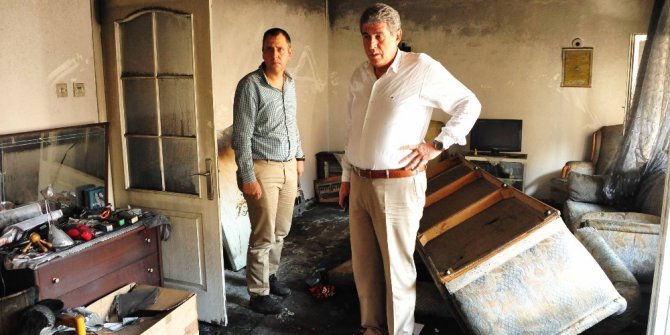 Balçova’da evleri yanan vatandaşlara dost eli