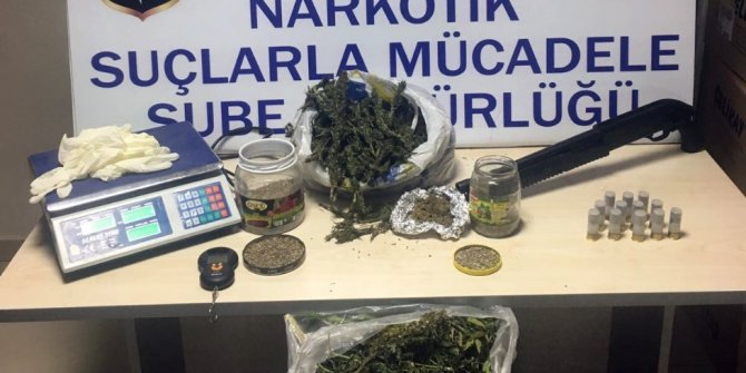 Karaman’da 2 kilo 600 gram esrar ele geçirildi