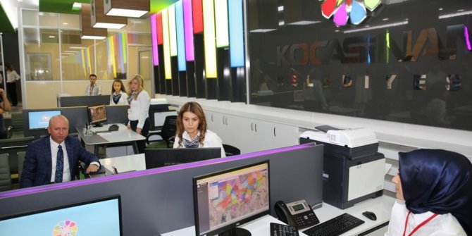 Kocasinan Belediyesi Çözüm Merkezinde yoğun mesai