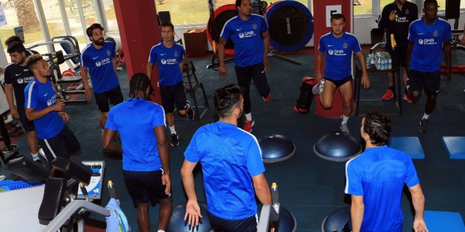 Trabzonspor denge ve kuvvet çalışması yaptı