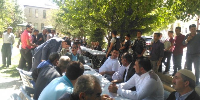 Kaymakam Karabektaş’a veda yemeği