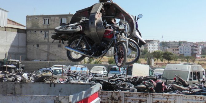 3 bin 500 motosiklet geri dönüşüme gönderildi