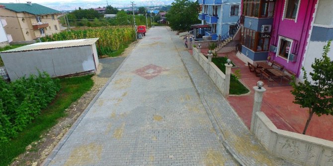 10 günde 10 bin metrekare parke yol