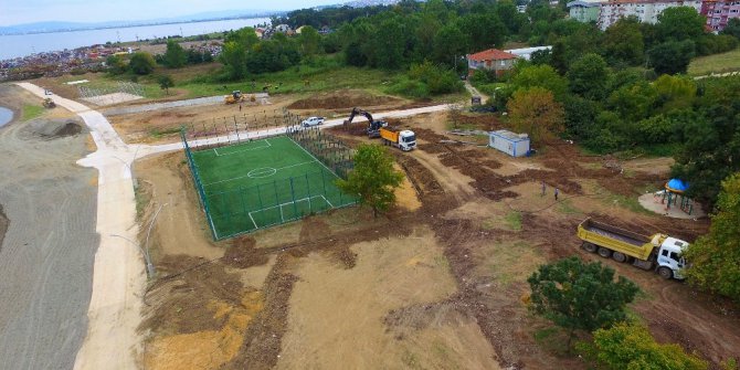 Başiskele sahili genişliyor